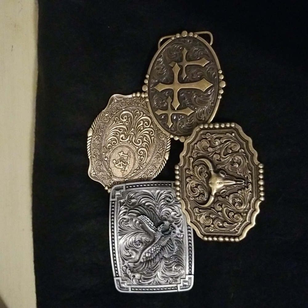 Ornate Western Belt Buckles Unisex